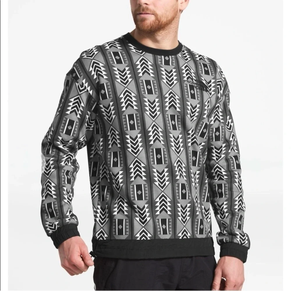 The North Face ‘92 Rage Fleece Crew Sweat White Print Small